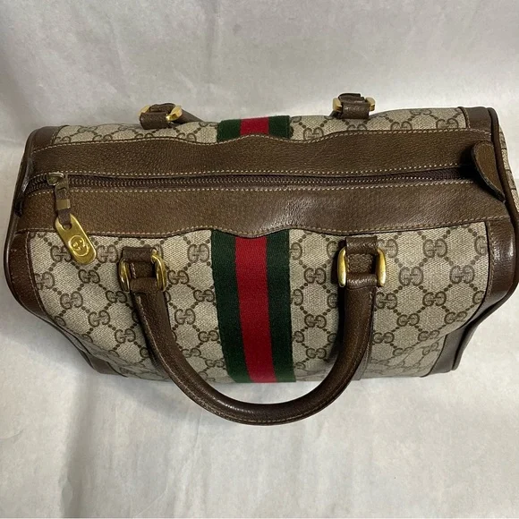 ‼️SOLD‼️ Gucci Boston GG Canvas Sherry Line handbags - Picture 12 of 13